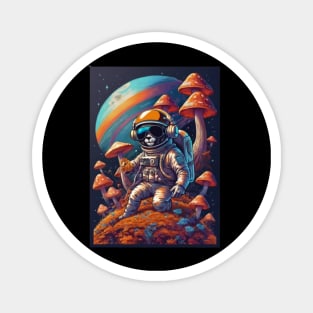 Psychedelic Dj Astronaut - Catsondrugs.com - astronaut, space, stars, galaxy, nasa, cool, planets, funny, universe, astros, astronomy, trippy, surreal, asteroidday, planet Magnet